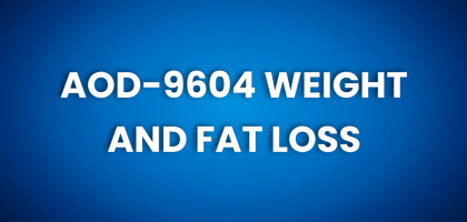 AOD9604 WEIGHT AND FAT LOSS